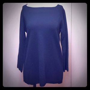 Tory Burch l/s sweater with zippers